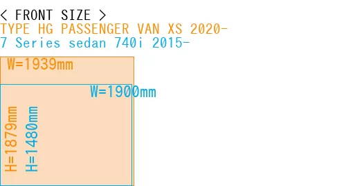#TYPE HG PASSENGER VAN XS 2020- + 7 Series sedan 740i 2015-